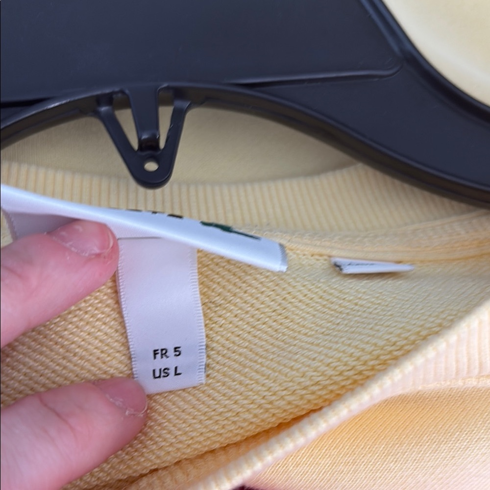 Lacoste Men's Yellow Sweater - Picture 7 of 8